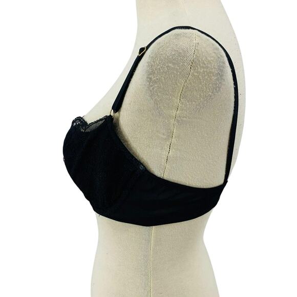 Victoria's Secret Very Sexy Black Lace PushUp without Padding 36D - Picture 3 of 10